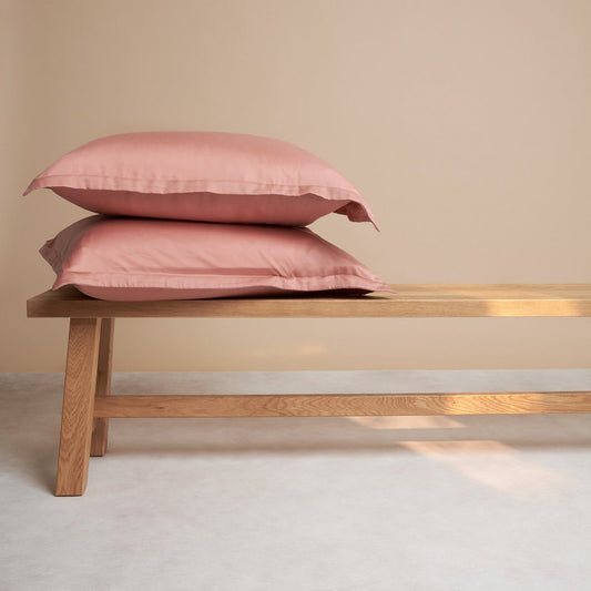 Kissenbezug TENCEL™ Satin - seidig weich & hautfreundlich (Terra Pink)