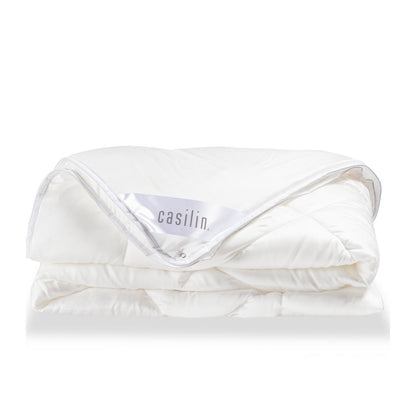 4-Jahreszeiten-Bettdecke (zwei Bettdecken mit Druckknöpfen) mit Tencel-Satin-Bezug (Super Soft Duo)
