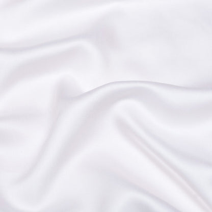 Luxuriöse TENCEL™ Lyocell Satin Bettwäsche - seidig-weich & atmungsaktiv (weiß)