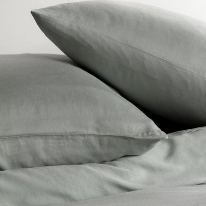 Luxuriöse TENCEL™ Lyocell Satin Bettwäsche - seidig-weich & atmungsaktiv (Sage Green)