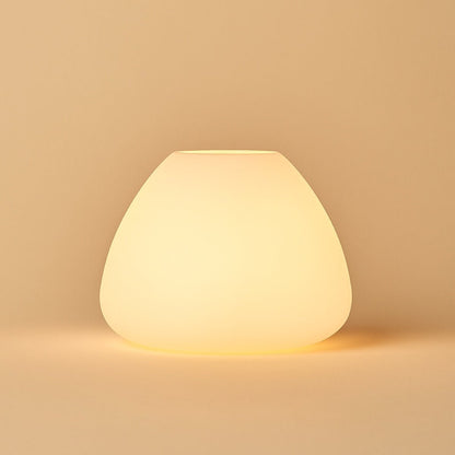 Marmor Lampe - Einzigartige wiederaufladbare Lampe mit 3 Lichtfarben und Dimmfunktion (Weiß / Bianco Statuarietto)
