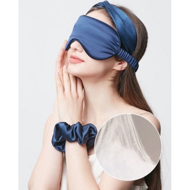 Schlafmaske aus 100 % Seide (22mm)