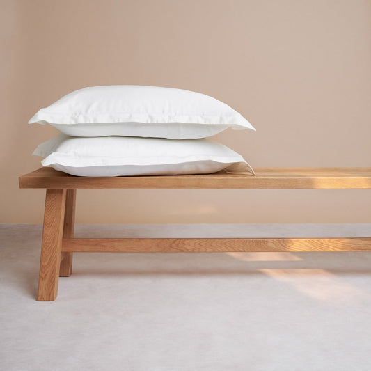 Kissenbezug TENCEL™ Satin - seidig weich & hautfreundlich (weiß)
