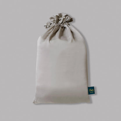 Spannbettlaken TENCEL™ Satin - atmungsaktiv & seidig weich (Taupe)