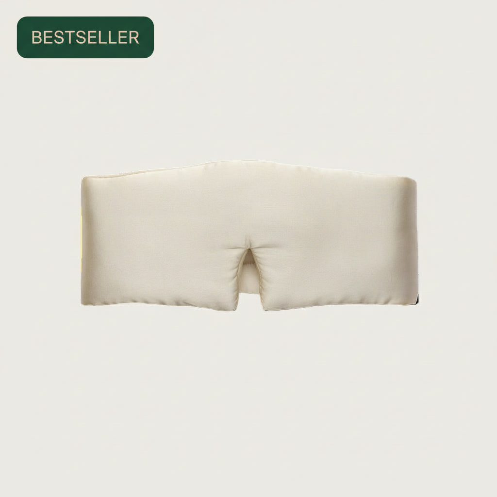 SONVELIA Schlafmaske beige champagner Emilys Pillow
