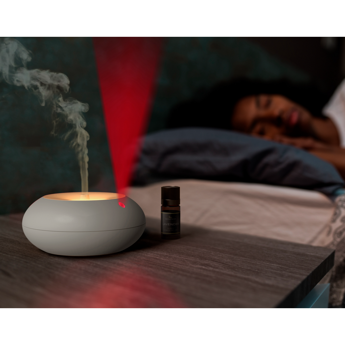 Ultraschalldiffusor mit gefuehrter Atmung Schlaf SONVELIA