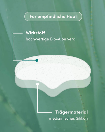 Wiederverwendbares APRICOT Stirn Pad mit Aleo Vera
