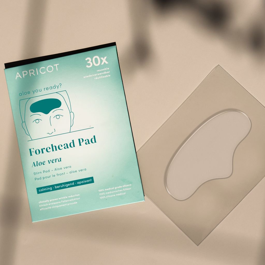 Wiederverwendbares APRICOT Stirn Pad mit Aleo Vera