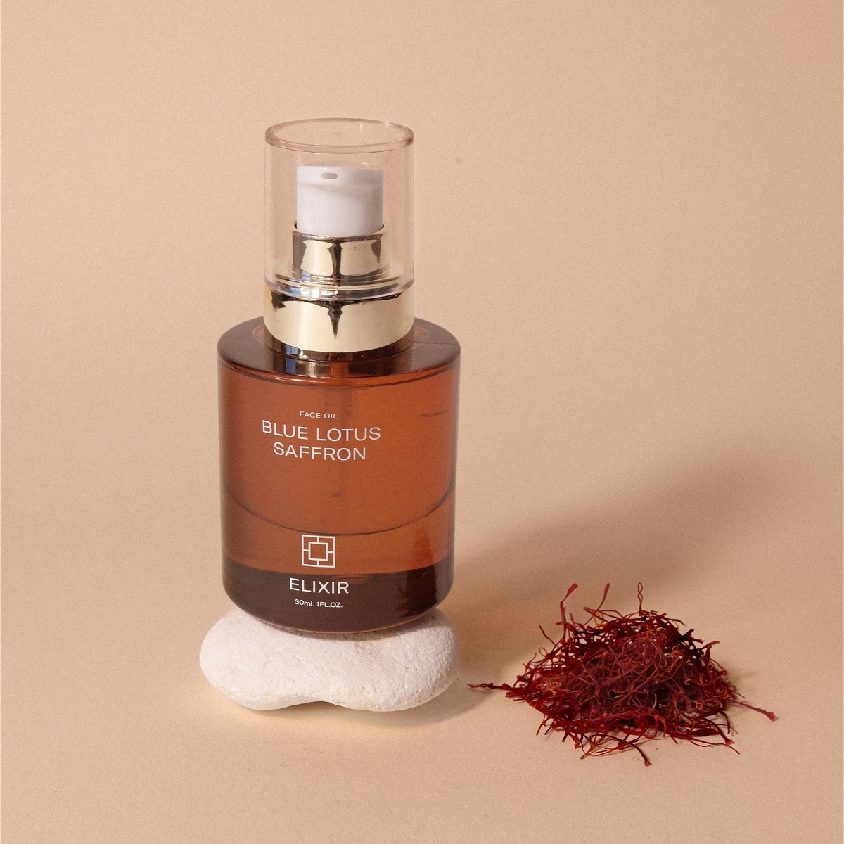 Ayurvedisches Face Elixir - Regenerierendes Gesichtsöl mit Safran, Lotus und Sandelholz